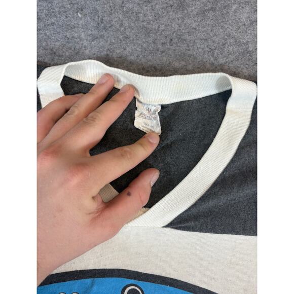 Vintage 80s Aspencade Hot Springs Ark Graphic T Shirt Mens Large White Black - Picture 3 of 7